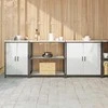 Virtuvės saugojimo rinkinys HATTEM 3 pcs Sidabro
