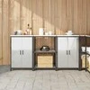 Virtuvės saugojimo rinkinys 3 pcs Sidabro Cinkuota plienas