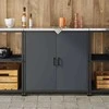 Virtuvės saugojimas HATTEM Antracito 90 x 50 x 92 cm Plienas