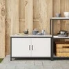 Virtuvės saugojimas HATTEM Balta 90 x 50 x 53 cm Plienas