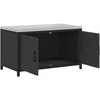 Virtuvės saugojimas HATTEM Juoda 90 x 50 x 53 cm Plienas
