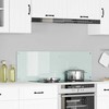 Virtuvės atbraila Balta 120 x 40 cm grūdintas stiklas