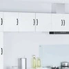 Sieninė spintelė PORTO 2 pcs Aukštai blizganti balta