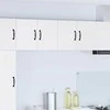 Sieninė spintelė PORTO 2 pcs Aukštai blizganti balta