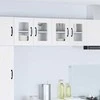 Sieninis stiklinis kabinetas PORTO 2 pcs