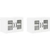 Indaplovės plokštė Lucca 2 pcs Itin blizgi balta