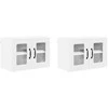 Indaplovės plokštė 2 pcs Balta 60 x 31 x 40 cm Apdirbta mediena