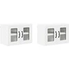 Indaplovės plokštė Lucca 2 pcs Balta 60 x 31 x 40 cm