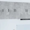 Sieninė spintelė PORTO 2 pcs Betono pilka 30 x 31 x 80 cm