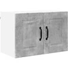 Sieninė spintelė PORTO 2 pcs Betono pilka 60 x 31 x 40 cm