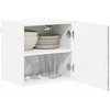Sieninė spintelė LUCCA 2 pcs Betono pilka 40 x 31 x 40 cm