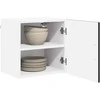 Sieninė spintelė PORTO 2 pcs Juoda 40 x 31 x 40 cm