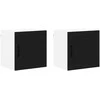Sieninė spintelė LUCCA 2 pcs Juoda 40 x 31 x 40 cm