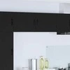 Sieninė spintelė PORTO 2 pcs Juoda 50 x 31 x 40 cm