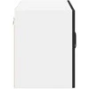 Sieninis stiklinis kabinetas LUCCA 2 pcs Juoda 60 x 31 x 40 cm