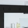 Sieninė spintelė PORTO 2 pcs Juoda 60 x 31 x 40 cm