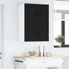 Sieninė spintelė LUCCA 2 pcs Juoda 60 x 31 x 40 cm