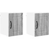 Sieninė spintelė PORTO 2 pcs Pilkas Sonoma 30 x 31 x 40 cm