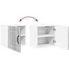 Sieninė spintelė PORTO 2 pcs Pilkas Sonoma 40 x 31 x 40 cm