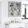 Indaplovės plokštė Kalmar 2 pcs Pilkas Sonoma 40 x 31 x 80 cm