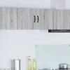 Sieninė spintelė LUCCA 2 pcs Pilka sonoma ąžuolo