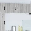 Sieninė spintelė LUCCA 2 pcs Pilka sonoma ąžuolo