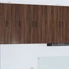 Sieninė spintelė PORTO 2 pcs Rudas ąžuolas 30 x 31 x 80 cm
