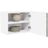 Sieninė spintelė PORTO 2 pcs Rūkyta ąžuolas 50 x 31 x 40 cm