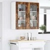 Indaplovės plokštė Lucca 2 pcs Dūminio ąžuolo 40 x 31 x 80 cm