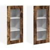 Indaplovės plokštė Lucca 2 pcs Dūminio ąžuolo 40 x 31 x 80 cm