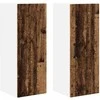Indaplovės plokštė su lentyna 2 pcs Senas medis 30 x 31 x 80 cm
