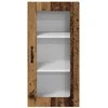 Sieninis stiklinis kabinetas PORTO 2 pcs Senas medis
