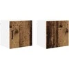 Sieninė spintelė PORTO 2 pcs Senas medis 40 x 31 x 40 cm