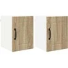 Indaplovės plokštė Lucca 2 pcs Sonoma ąžuolas 30 x 31 x 40 cm