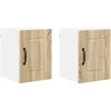 Indaplovės plokštė 2 pcs Sonoma ąžuolas 30 x 31 x 40 cm