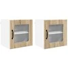 Indaplovės plokštė Lucca 2 pcs Sonoma ąžuolas 40 x 31 x 40 cm