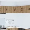 Sieninis kampinis kabinetas LUCCA Artisano ąžuolo