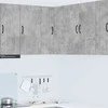 Sieninis kampinis kabinetas LUCCA Betono pilka 57 x 57 x 80 cm