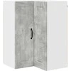 Sieninis kampinis kabinetas PORTO Betono pilka 57 x 57 x 80 cm