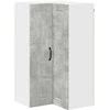 Sieninis kampinis kabinetas PORTO Betono pilka 57 x 57 x 100 cm