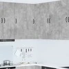 Sieninis kampinis kabinetas LUCCA Betono pilka 57 x 57 x 100 cm