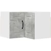 Sieninis kampinis kabinetas PORTO Betono pilka 57 x 57 x 40 cm