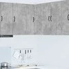 Sieninis kampinis kabinetas PORTO Betono pilka 57 x 57 x 80 cm