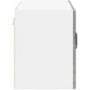 Sieninis stiklinis kabinetas LUCCA Betono pilka 60 x 31 x 40 cm