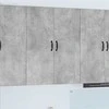 Sieninė spintelė PORTO Betono pilka 80 x 31 x 100 cm
