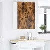 Indaplovės plokštė su lentyna Rūkyta ąžuolas 60 x 31 x 80 cm