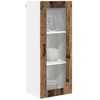 Sieninis stiklinis kabinetas PORTO Senas medis 40 x 31 x 100 cm