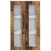Sieninis stiklinis kabinetas PORTO Senas medis 60 x 31 x 100 cm
