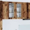 Sieninis stiklinis kabinetas PORTO Senas medis 40 x 31 x 80 cm