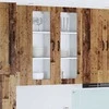 Sieninis stiklinis kabinetas PORTO Senas medis 40 x 31 x 100 cm